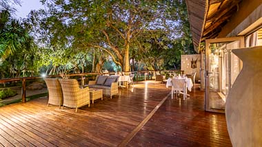 Garden Deck | Phelwana Game Lodge
