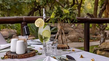 Garden Deck | Phelwana Game Lodge